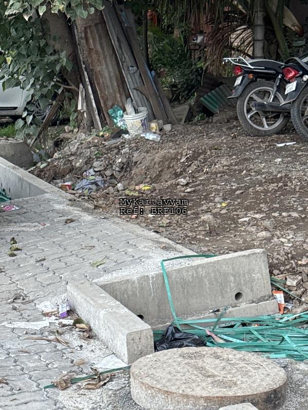 Broken footpath