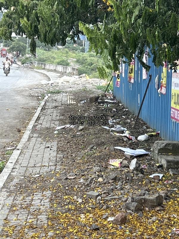 Broken footpath