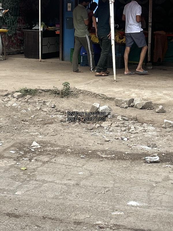 Broken footpath