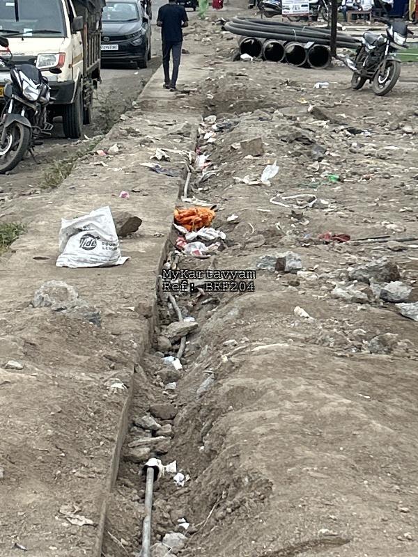 Broken footpath
