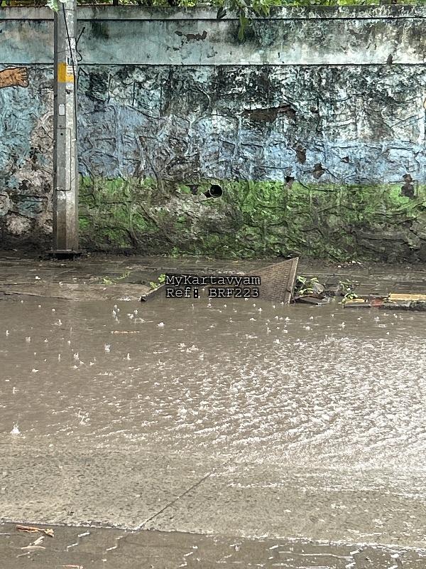 Broken footpath