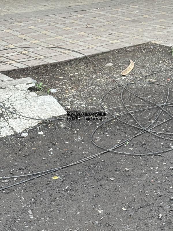 Broken footpath